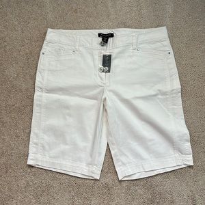 White Bermuda Shorts